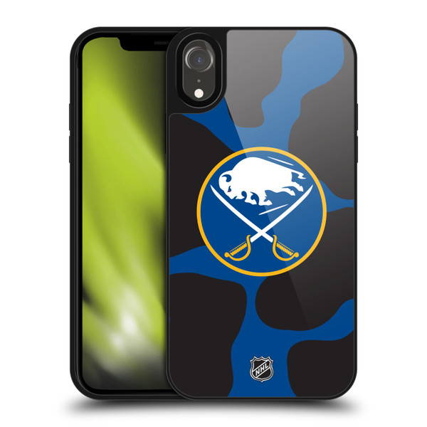 NHL Buffalo Sabres Cow Pattern Gel Armour Case For Apple iPhone XR