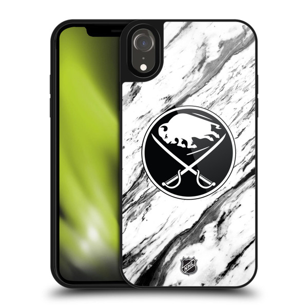 NHL Buffalo Sabres Marble Gel Armour Case For Apple iPhone XR