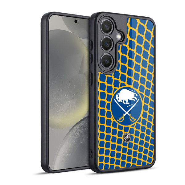 NHL Buffalo Sabres Net Pattern Gel Armour Case For Samsung Galaxy S24 5G