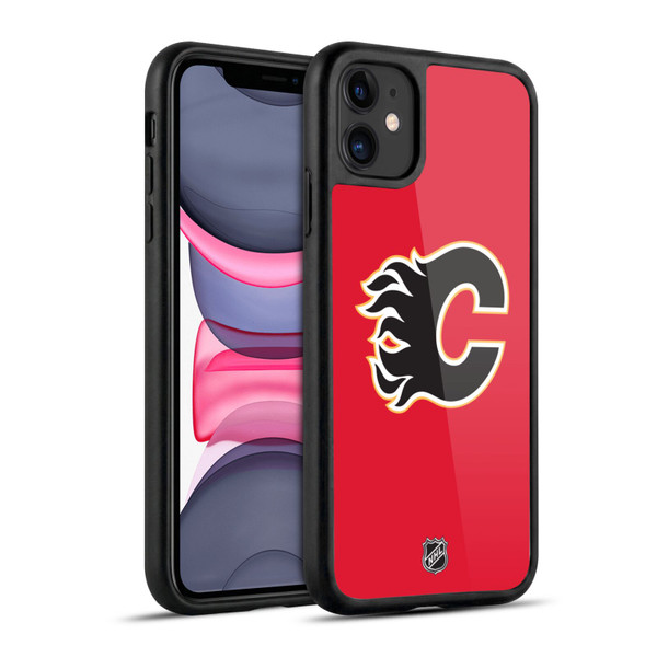 NHL Calgary Flames Plain Gel Armour Case For Apple iPhone 11