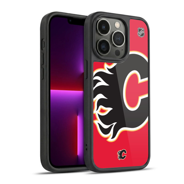 NHL Calgary Flames Oversized Gel Armour Case For Apple iPhone 13 Pro