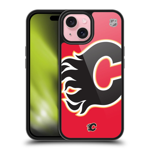 NHL Calgary Flames Oversized Gel Armour Case For Apple iPhone 15