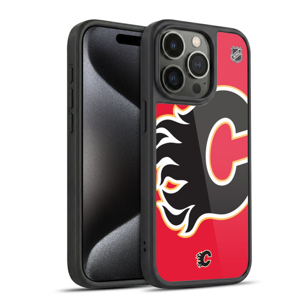 NHL Calgary Flames Oversized Gel Armour Case For Apple iPhone 15 Pro