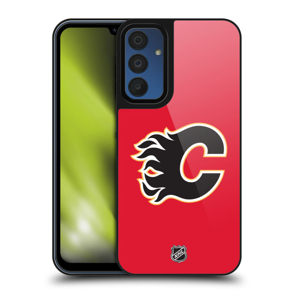 NHL Calgary Flames Plain Gel Armour Case For Samsung Galaxy A15