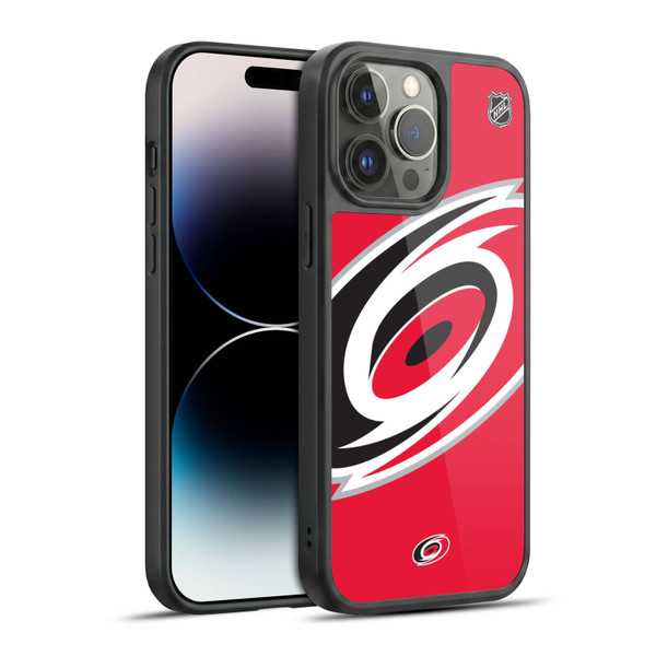 NHL Carolina Hurricanes Oversized Gel Armour Case For Apple iPhone 14 Pro Max