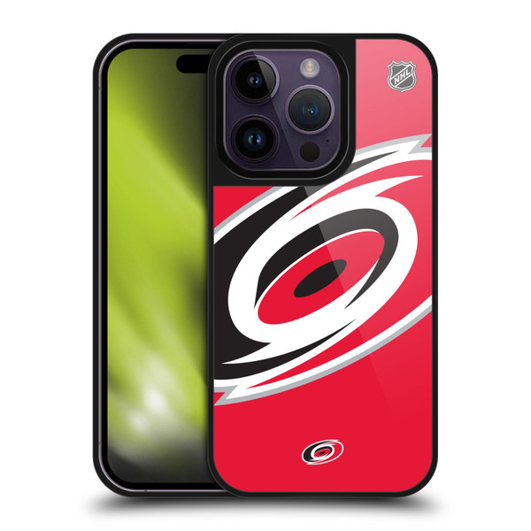 NHL Carolina Hurricanes Oversized Gel Armour Case For Apple iPhone 14 Pro