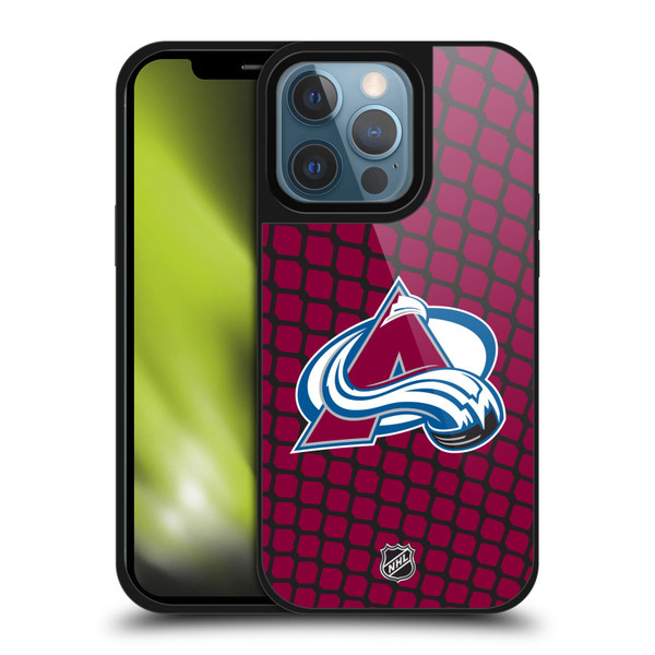 NHL Colorado Avalanche Net Pattern Gel Armour Case For Apple iPhone 13 Pro