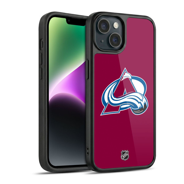 NHL Colorado Avalanche Plain Gel Armour Case For Apple iPhone 14