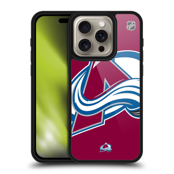 NHL Colorado Avalanche Oversized Gel Armour Case For Apple iPhone 16 Pro
