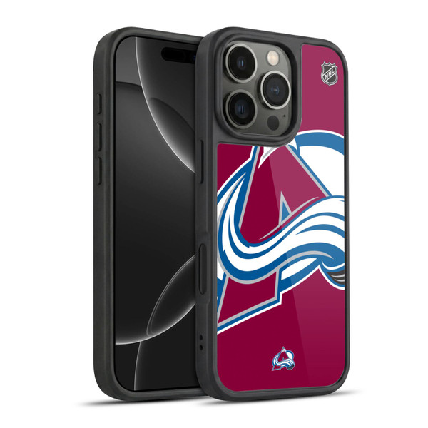 NHL Colorado Avalanche Oversized Gel Armour Case For Apple iPhone 16 Pro