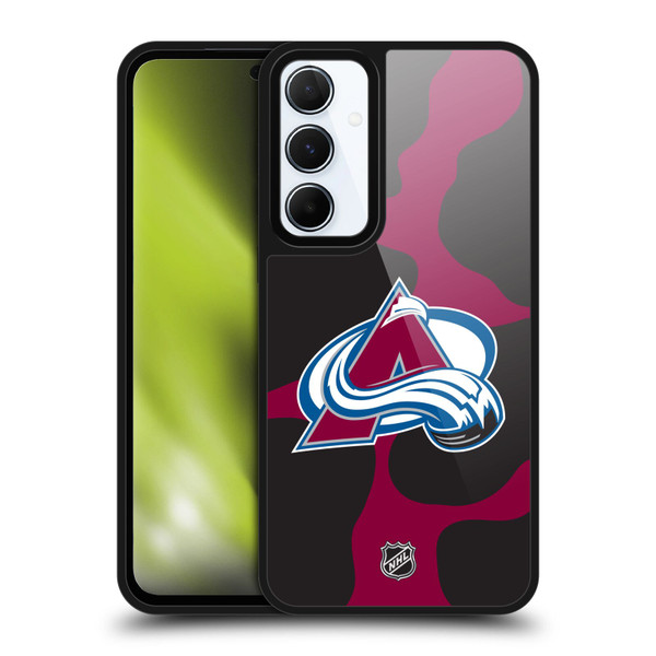 NHL Colorado Avalanche Cow Pattern Gel Armour Case For Samsung Galaxy A55 5G