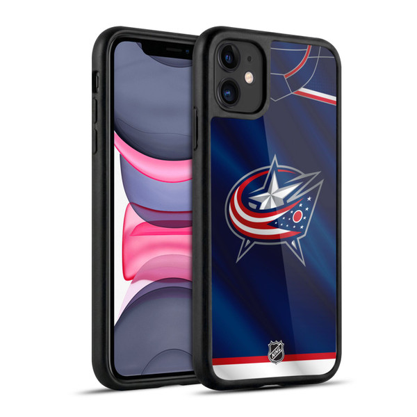 NHL Columbus Blue Jackets Jersey Gel Armour Case For Apple iPhone 11