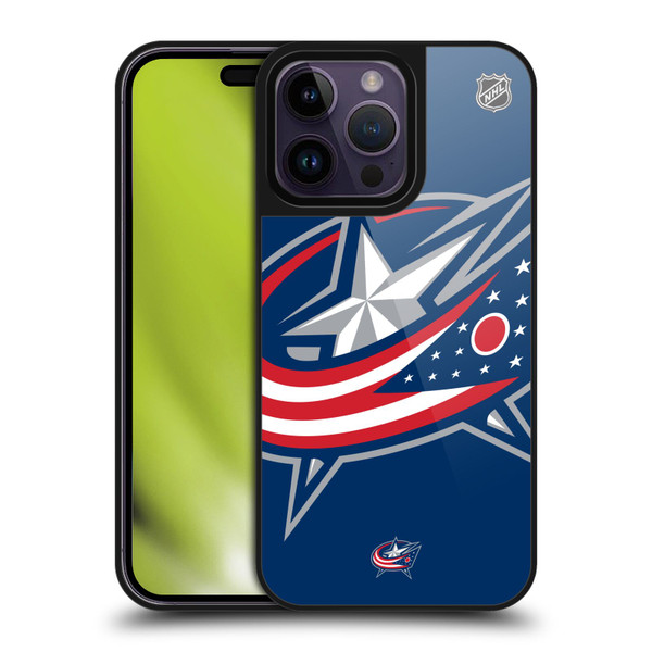 NHL Columbus Blue Jackets Oversized Gel Armour Case For Apple iPhone 14 Pro Max
