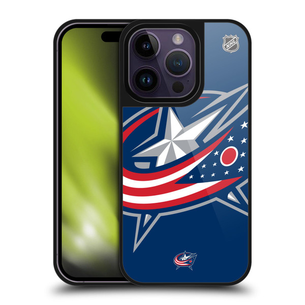 NHL Columbus Blue Jackets Oversized Gel Armour Case For Apple iPhone 14 Pro
