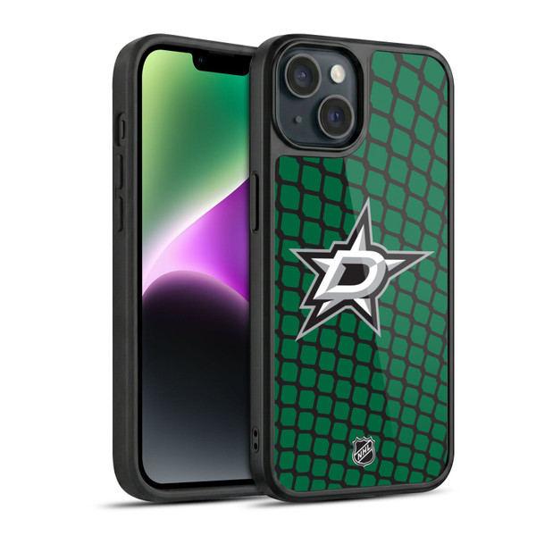 NHL Dallas Stars Net Pattern Gel Armour Case For Apple iPhone 14