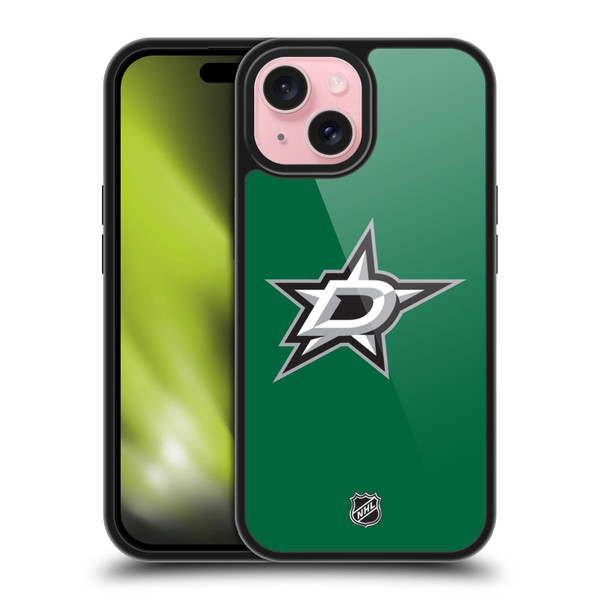 NHL Dallas Stars Plain Gel Armour Case For Apple iPhone 15