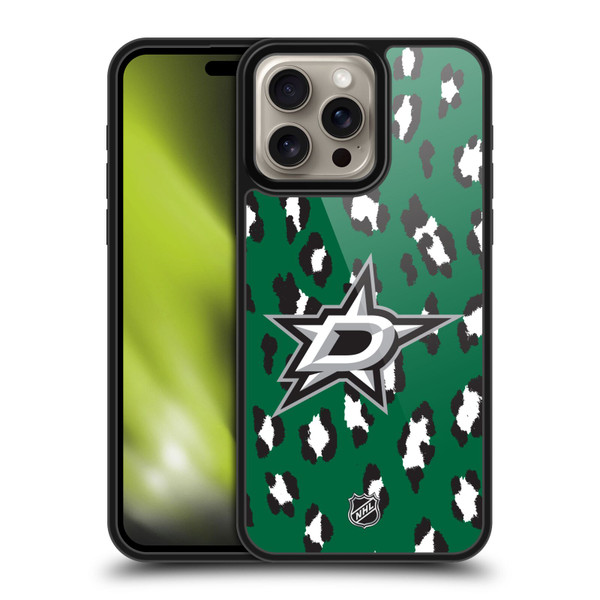 NHL Dallas Stars Leopard Pattern Gel Armour Case For Apple iPhone 16 Pro Max NHL Dallas Stars Leopard Pattern Gel Armour Case For Apple iPhone 16 Pro Max