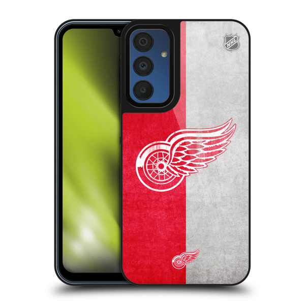 NHL Detroit Red Wings Half Distressed Gel Armour Case For Samsung Galaxy A15 NHL Detroit Red Wings Half Distressed Gel Armour Case For Samsung Galaxy A15