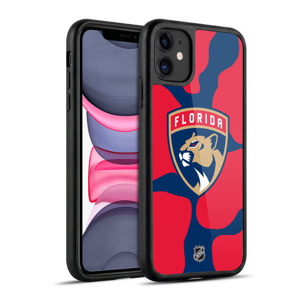 NHL Florida Panthers Cow Pattern Gel Armour Case For Apple iPhone 11