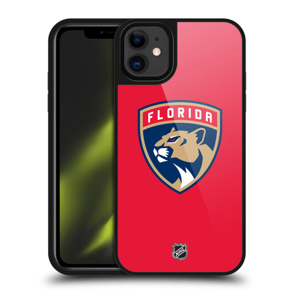 NHL Florida Panthers Plain Gel Armour Case For Apple iPhone 11
