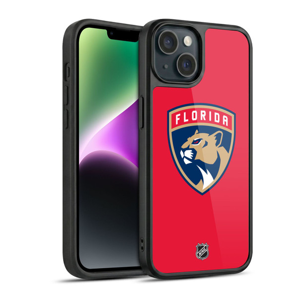 NHL Florida Panthers Plain Gel Armour Case For Apple iPhone 14