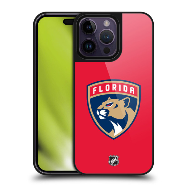 NHL Florida Panthers Plain Gel Armour Case For Apple iPhone 14 Pro Max