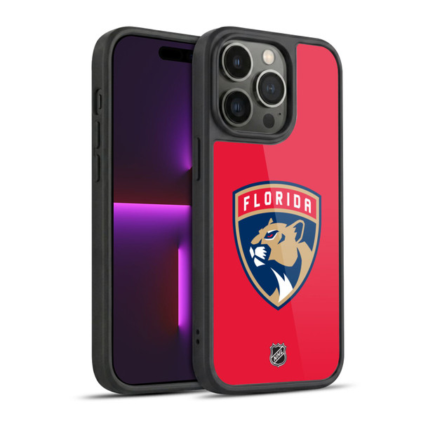 NHL Florida Panthers Plain Gel Armour Case For Apple iPhone 14 Pro
