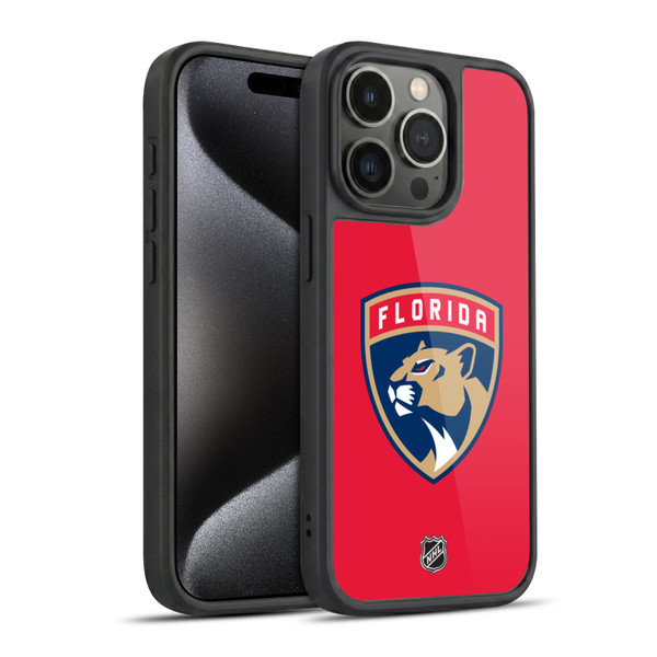 NHL Florida Panthers Plain Gel Armour Case For Apple iPhone 15 Pro