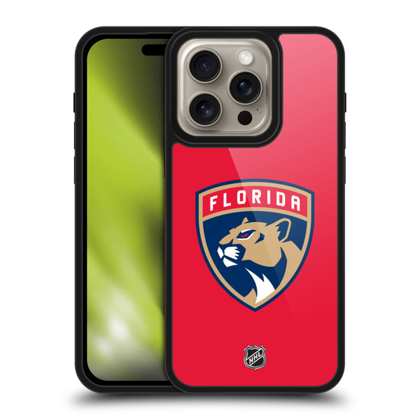 NHL Florida Panthers Plain Gel Armour Case For Apple iPhone 16 Pro