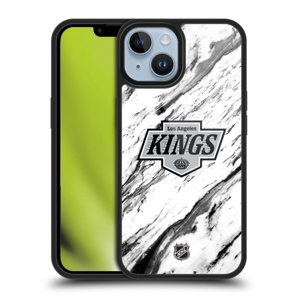 NHL Los Angeles Kings Marble Gel Armour Case For Apple iPhone 14