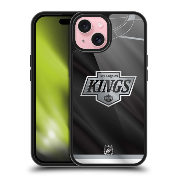 NHL Los Angeles Kings Jersey Gel Armour Case For Apple iPhone 15