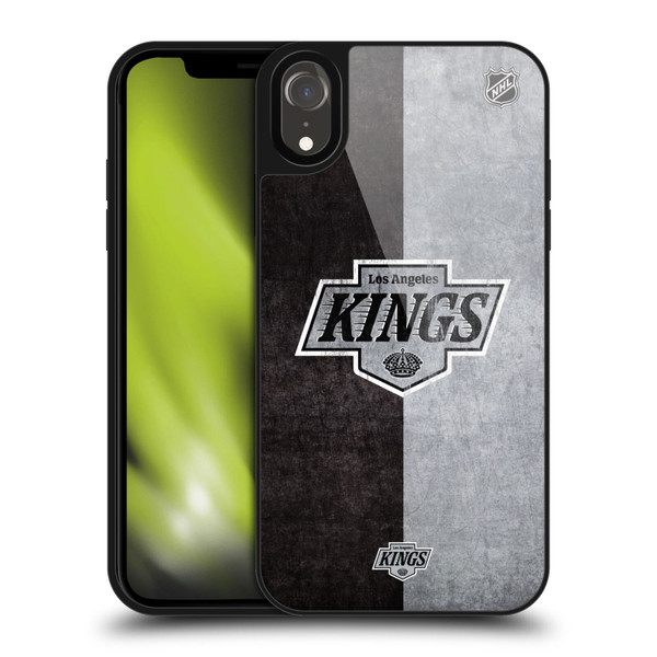 NHL Los Angeles Kings Half Distressed Gel Armour Case For Apple iPhone XR