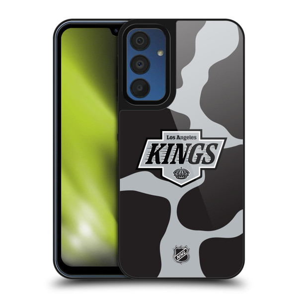 NHL Los Angeles Kings Cow Pattern Gel Armour Case For Samsung Galaxy A15 NHL Los Angeles Kings Cow Pattern Gel Armour Case For Samsung Galaxy A15