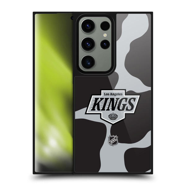 NHL Los Angeles Kings Cow Pattern Gel Armour Case For Samsung Galaxy S24 Ultra 5G