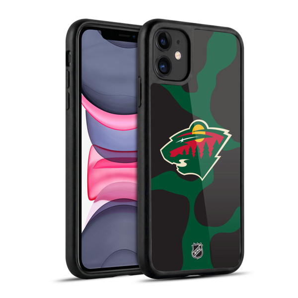 NHL Minnesota Wild Cow Pattern Gel Armour Case For Apple iPhone 11