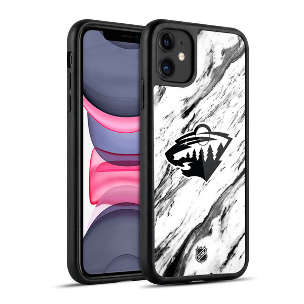 NHL Minnesota Wild Marble Gel Armour Case For Apple iPhone 11