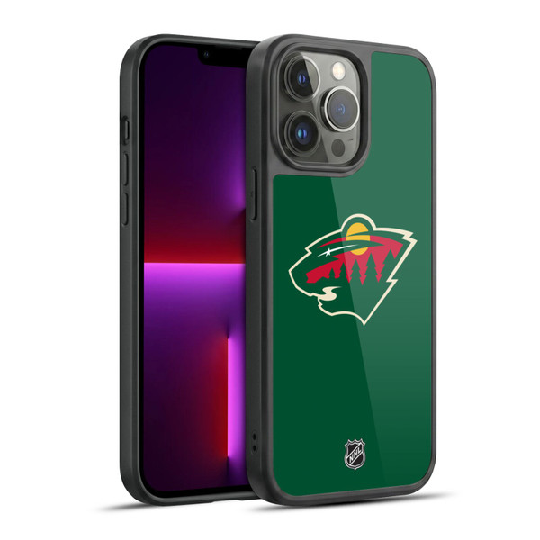 NHL Minnesota Wild Plain Gel Armour Case For Apple iPhone 13 Pro Max