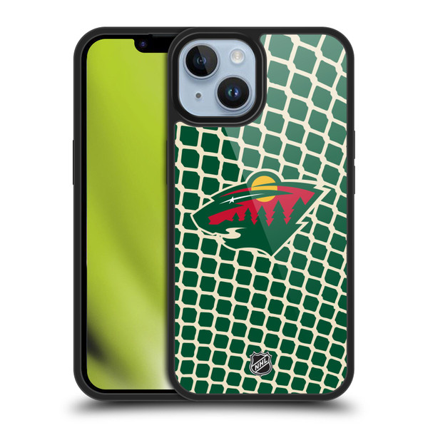 NHL Minnesota Wild Net Pattern Gel Armour Case For Apple iPhone 14
