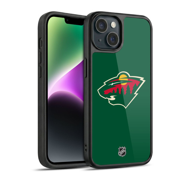 NHL Minnesota Wild Plain Gel Armour Case For Apple iPhone 14