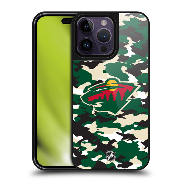 NHL Minnesota Wild Camouflage Gel Armour Case For Apple iPhone 14 Pro Max NHL Minnesota Wild Camouflage Gel Armour Case For Apple iPhone 14 Pro Max