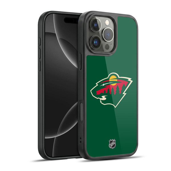 NHL Minnesota Wild Plain Gel Armour Case For Apple iPhone 16 Pro Max