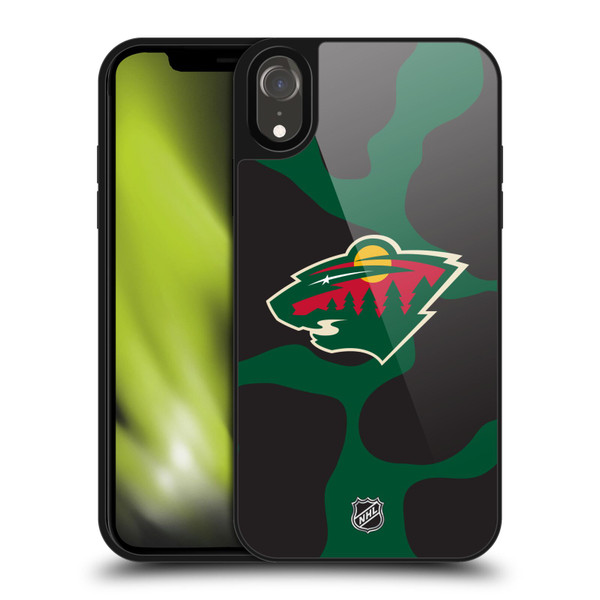 NHL Minnesota Wild Cow Pattern Gel Armour Case For Apple iPhone XR