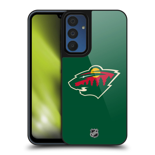 NHL Minnesota Wild Plain Gel Armour Case For Samsung Galaxy A15