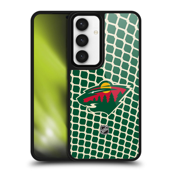 NHL Minnesota Wild Net Pattern Gel Armour Case For Samsung Galaxy S24 5G
