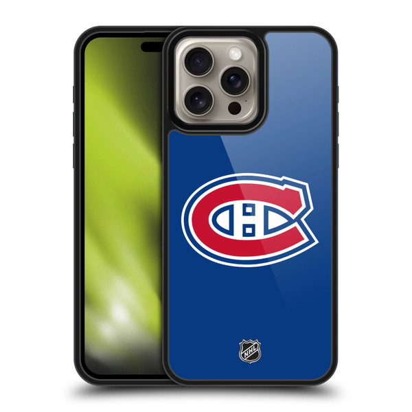 NHL Montreal Canadiens Plain Gel Armour Case For Apple iPhone 16 Pro Max