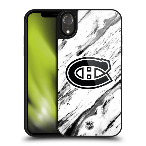 NHL Montreal Canadiens Marble Gel Armour Case For Apple iPhone XR NHL Montreal Canadiens Marble Gel Armour Case For Apple iPhone XR
