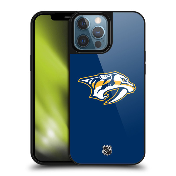 NHL Nashville Predators Plain Gel Armour Case For Apple iPhone 13 Pro Max
