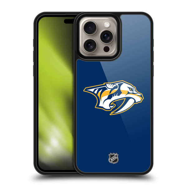 NHL Nashville Predators Plain Gel Armour Case For Apple iPhone 16 Pro Max