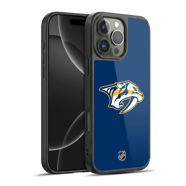 NHL Nashville Predators Plain Gel Armour Case For Apple iPhone 16 Pro Max