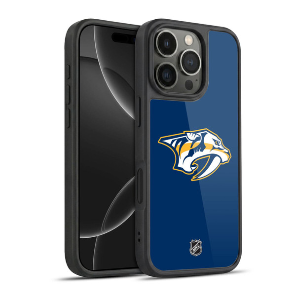 NHL Nashville Predators Plain Gel Armour Case For Apple iPhone 16 Pro